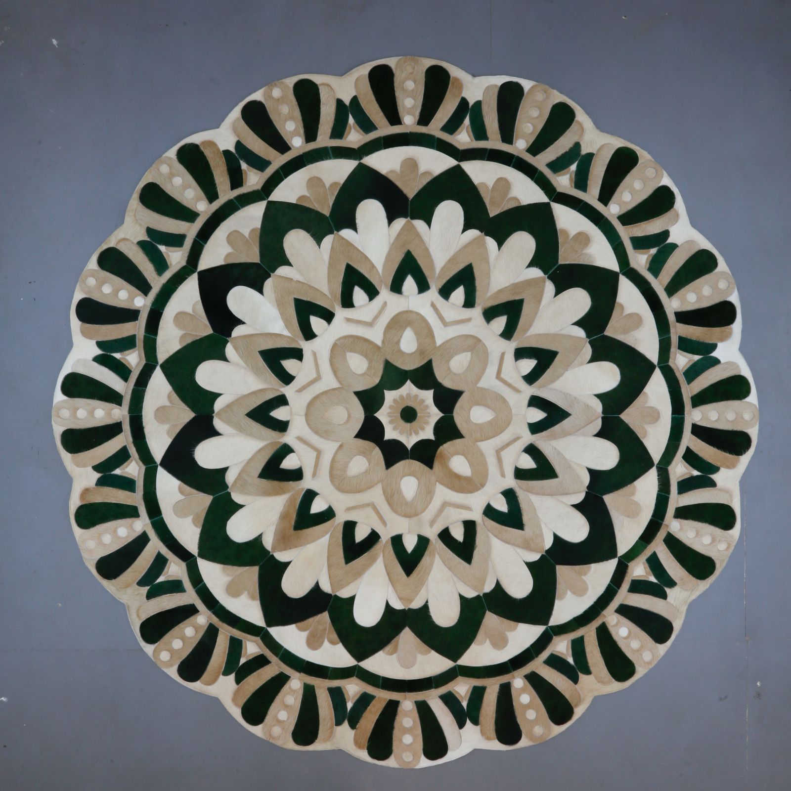 FD309E- AURORA Leather Art Rug