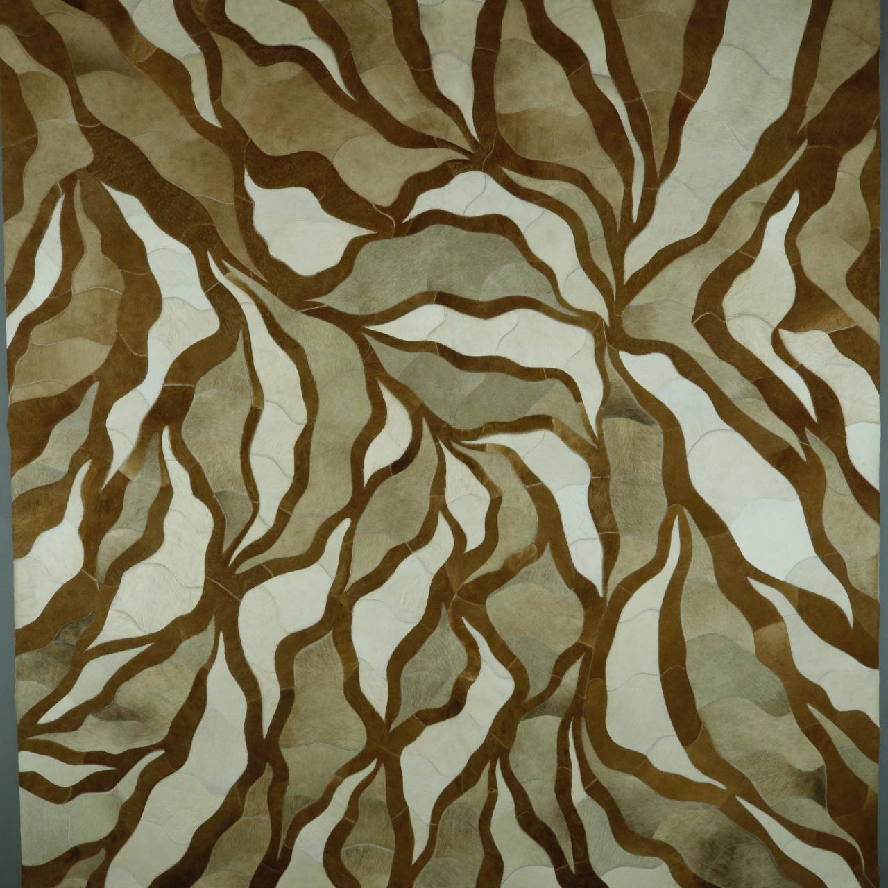 FD232E- MOSAICO Leather Art Rug
