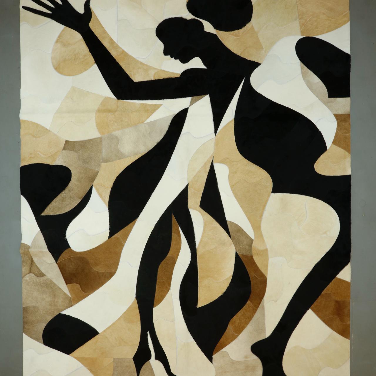 RITUAL Artistic Genuine Leather Rug | Wall & Floor Design | Art Collection