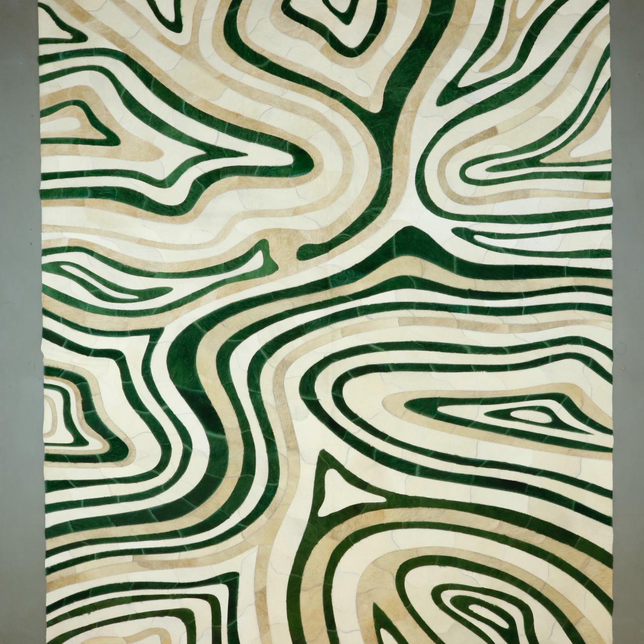 FD211E- RAYLA Leather Art Rug