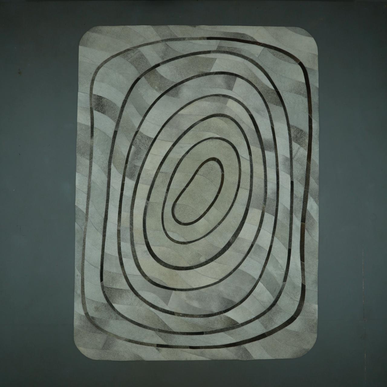 FD196E- ELLA Leather Art Rug